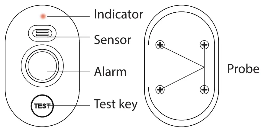 FIGHOW WD61 Water Detector with WP71 Motion Sensor Alarm - fig 1