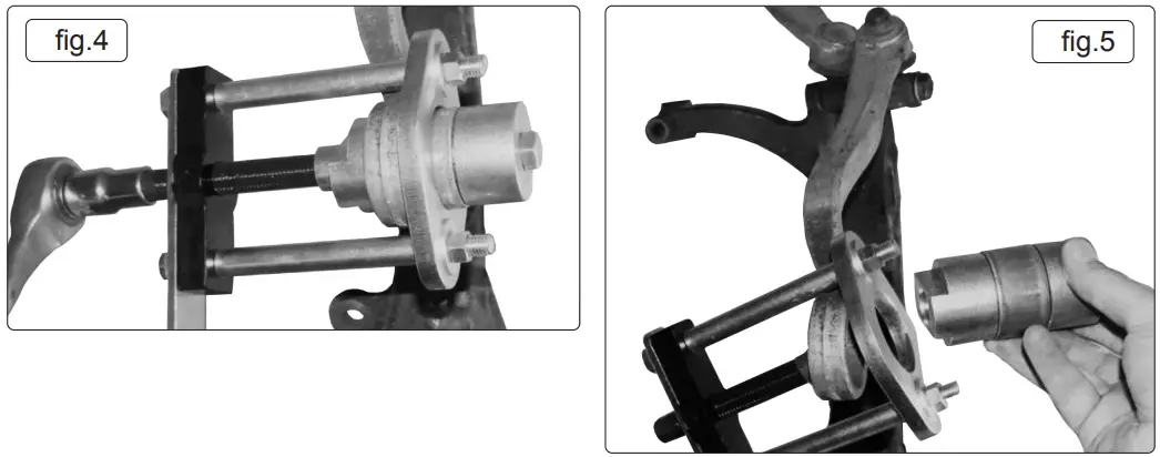 SEALEY VSE4789 Front Upper Control Arm Bush Tool VAG-fig6