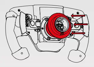 FANATEC ClubSport Steering Wheel F1 2020-Compress and hold the