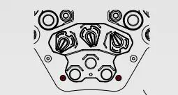 FANATEC ClubSport Steering Wheel F1 2020-Loosen the two bolts highlighted