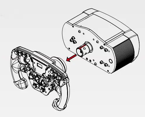 FANATEC ClubSport Steering Wheel F1 2020-Pull off the steering wheel