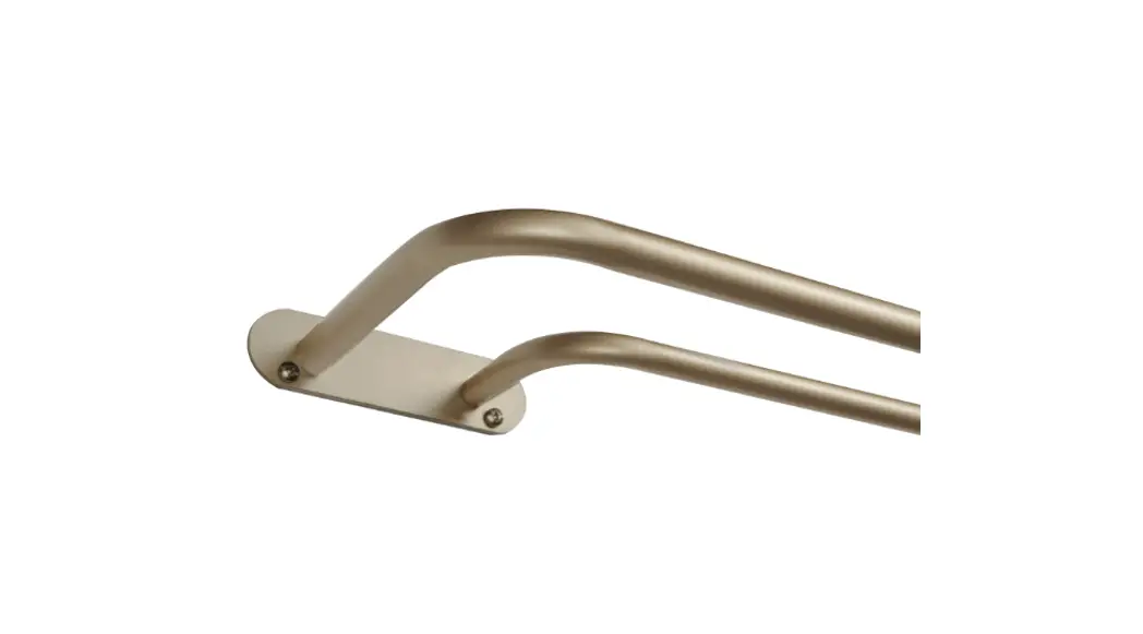 Exclusive Home Er1028-05 Double Curtain Rod Kit In Gold Installation Guide