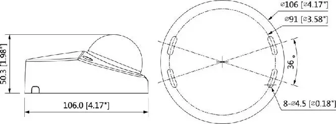 dahua-VDA-IPCHDBW3441FPASM0280B-Vandal-Proof-Wedge-Wedge-Dome-Network-Camera-fig-3