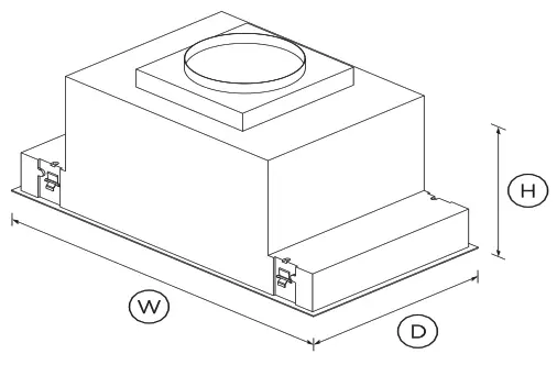 FISHER PAYKEL HPB9048-2 Integrated Insert Rangehood - Fig