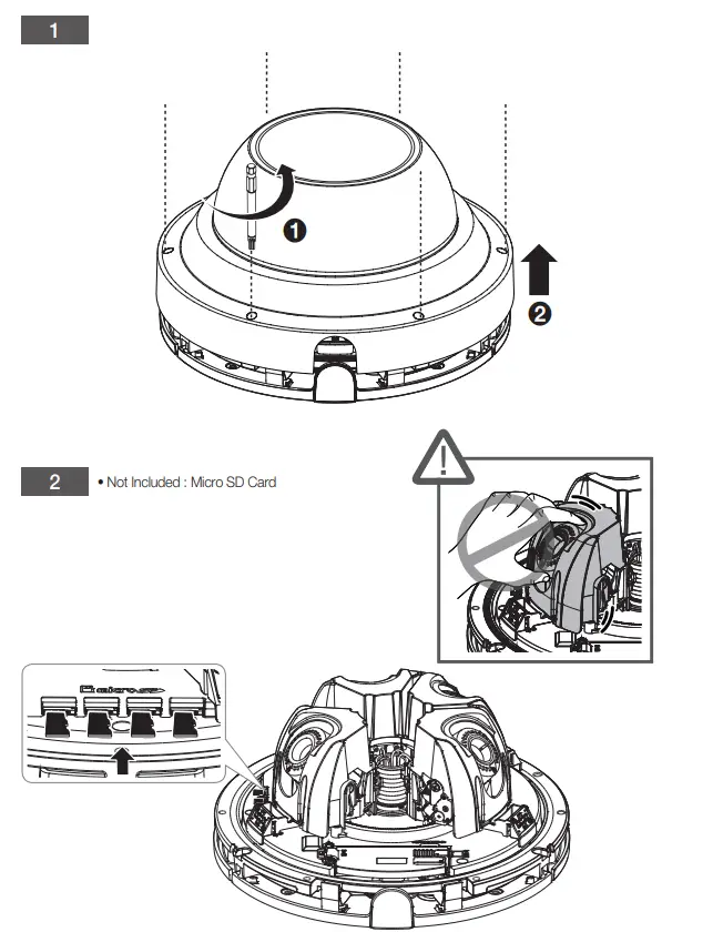 WISeNeT PNM-9084RQZ 4 Channel Network Dome Camera 3