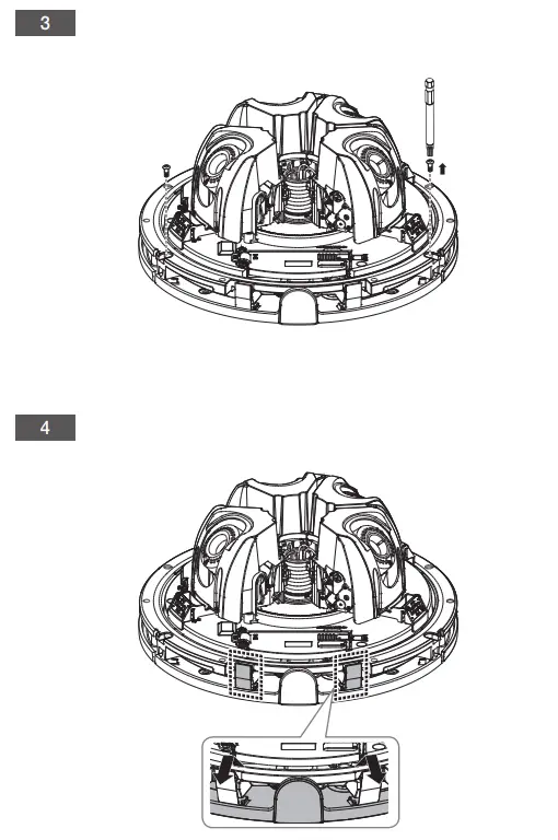 WISeNeT PNM-9084RQZ 4 Channel Network Dome Camera 4
