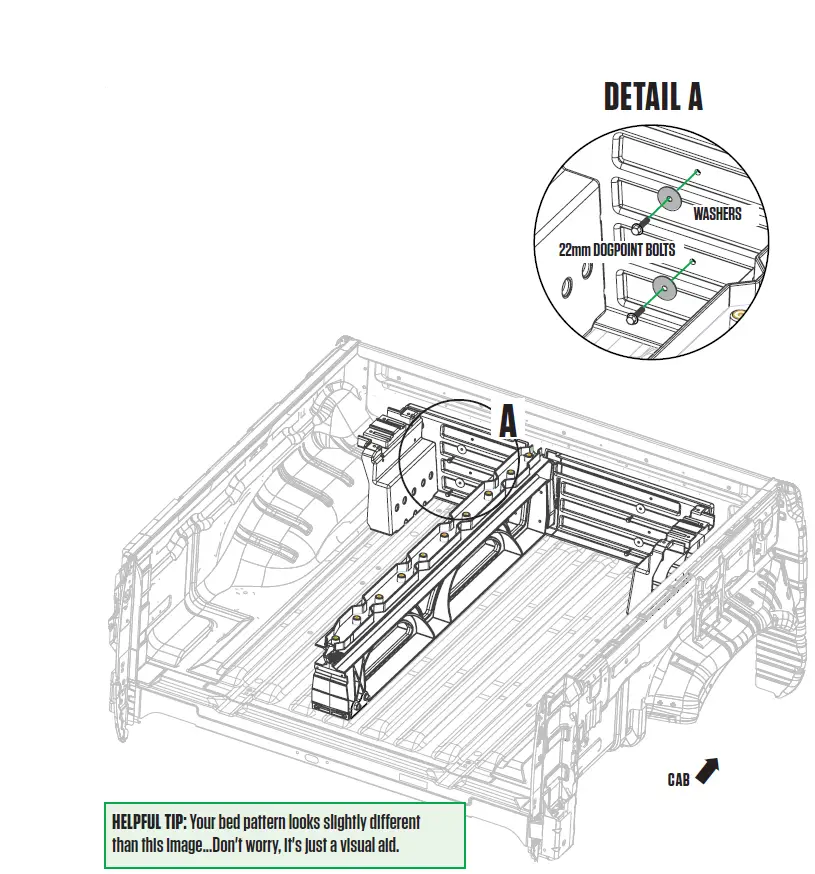 DECKED MN5 Nissan Navara 1503mm Bed Length-11