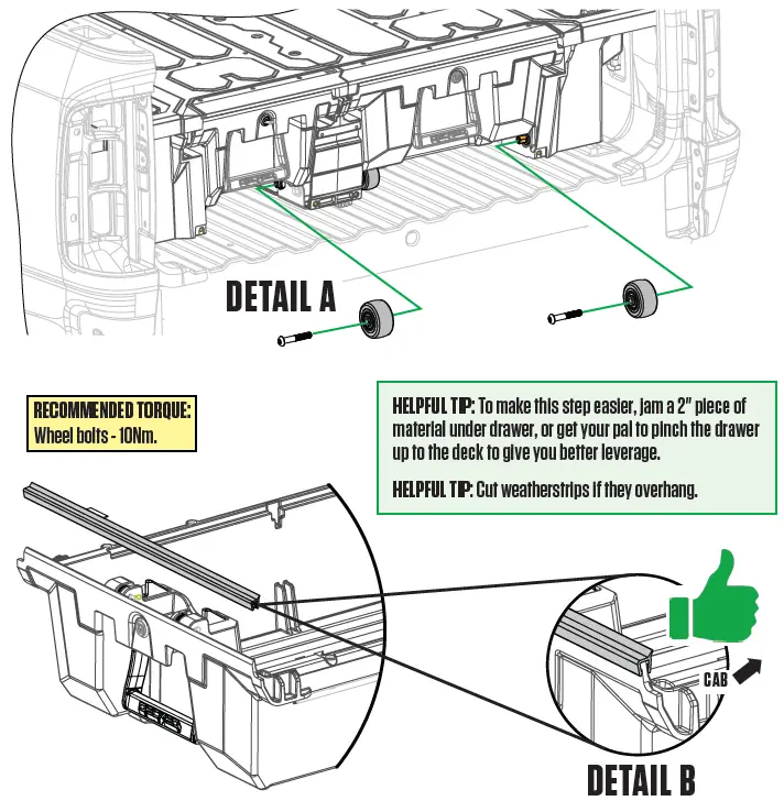 DECKED MN5 Nissan Navara 1503mm Bed Length-16