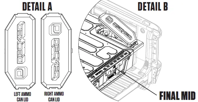 DECKED MN5 Nissan Navara 1503mm Bed Length-21