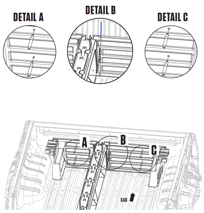 DECKED MN5 Nissan Navara 1503mm Bed Length-9