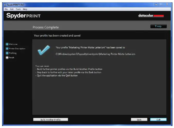 datacolor SpyderX Spyder Print Profiling Tool fig 22