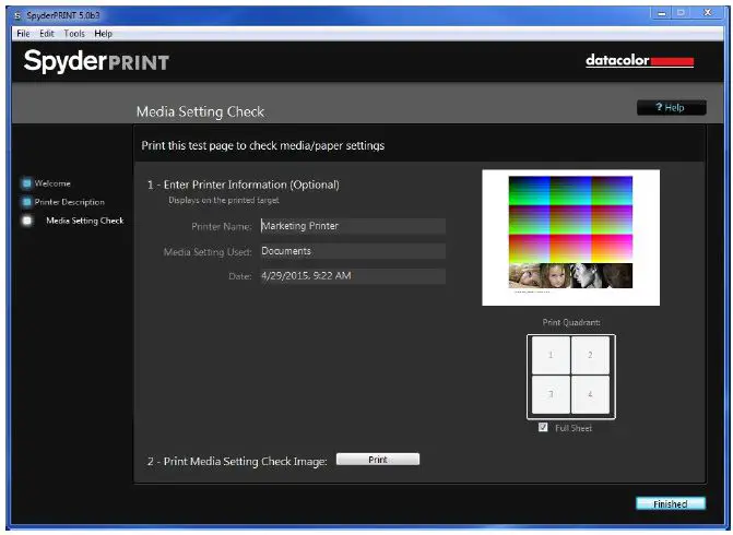datacolor SpyderX Spyder Print Profiling Tool fig 6