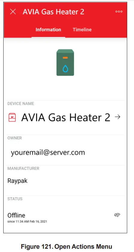 AVIA Gas Fired Pool and Spa Heater - fig 116