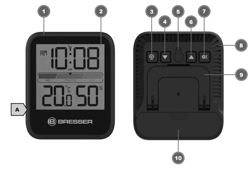 BRESSER 7000016000000 Climate Monitor-Parts