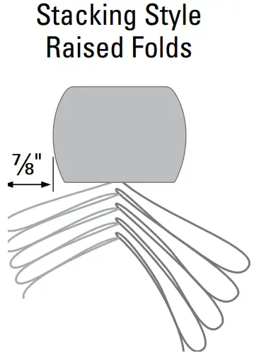 Hunter Douglas Vignette Modern Roman Shades Stacking Style - FIG 14