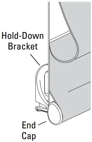 Hunter Douglas Vignette Modern Roman Shades Stacking Style - FIG 30