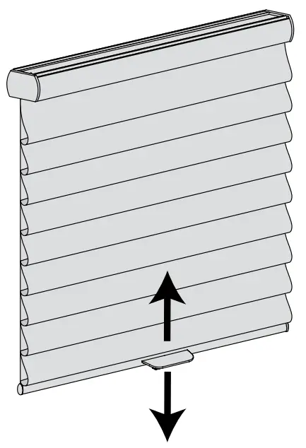 Hunter Douglas Vignette Modern Roman Shades Stacking Style - FIG 35