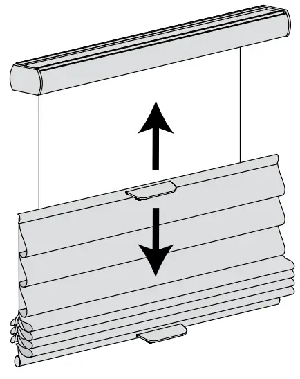 Hunter Douglas Vignette Modern Roman Shades Stacking Style - FIG 36