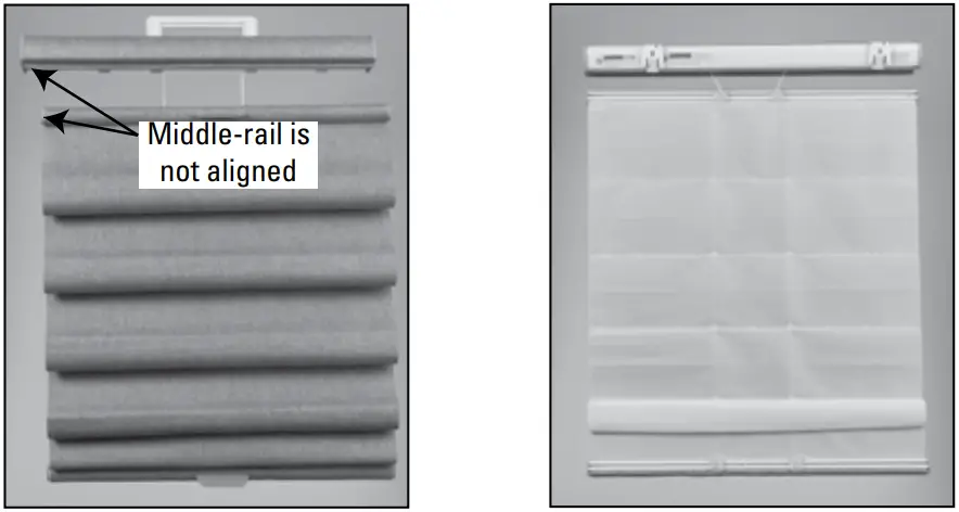 Hunter Douglas Vignette Modern Roman Shades Stacking Style - FIG 43