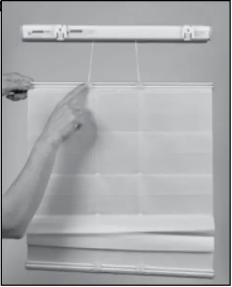 Hunter Douglas Vignette Modern Roman Shades Stacking Style - FIG 44