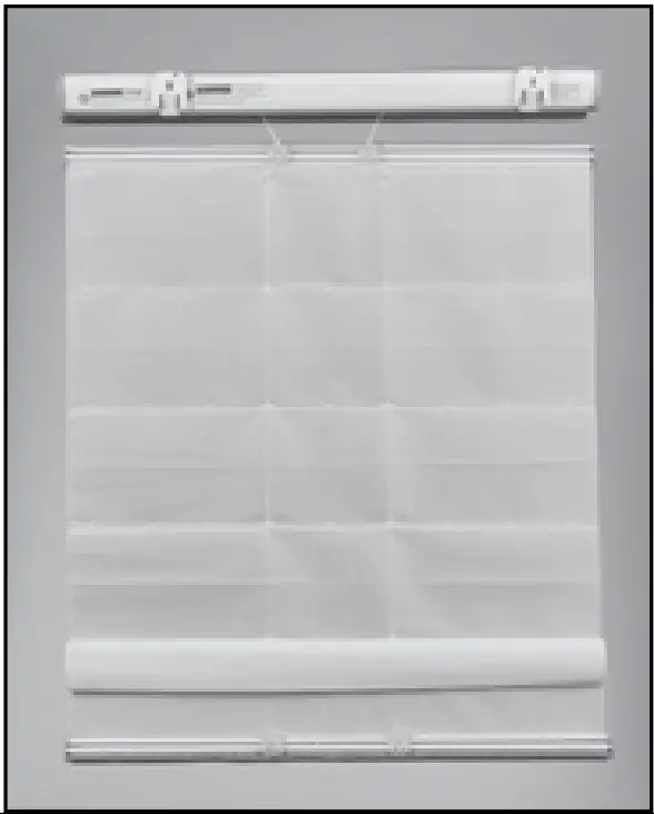 Hunter Douglas Vignette Modern Roman Shades Stacking Style - FIG 45