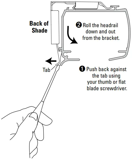 Hunter Douglas Vignette Modern Roman Shades Stacking Style - FIG 46