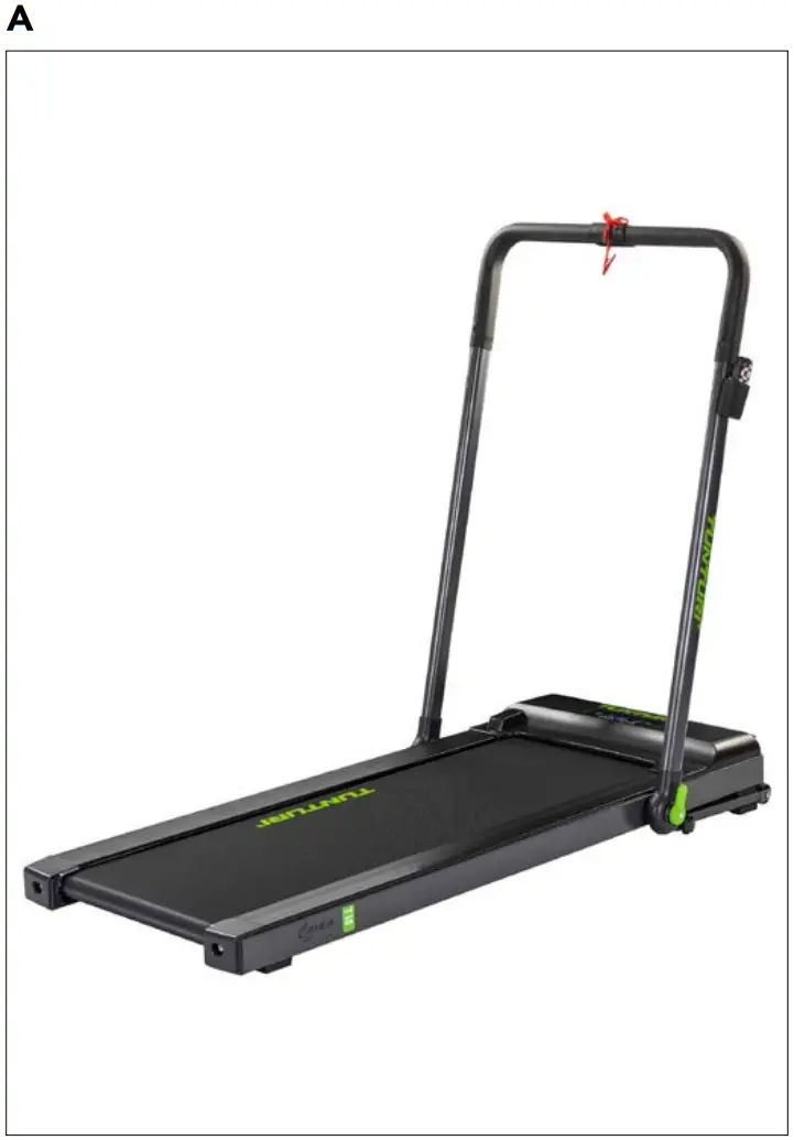 TUNTURI 19TCFT1000 T10 Cardio Fit Treadmill - Fig 1