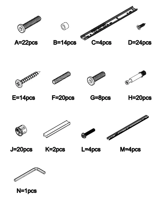 VonHaus-3000015-Rustic-TV-Unit-with 2-Drawers-fig-2