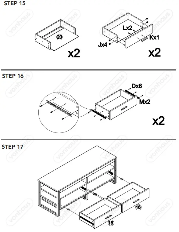 VonHaus-3000015-Rustic-TV-Unit-with 2-Drawers-fig-9