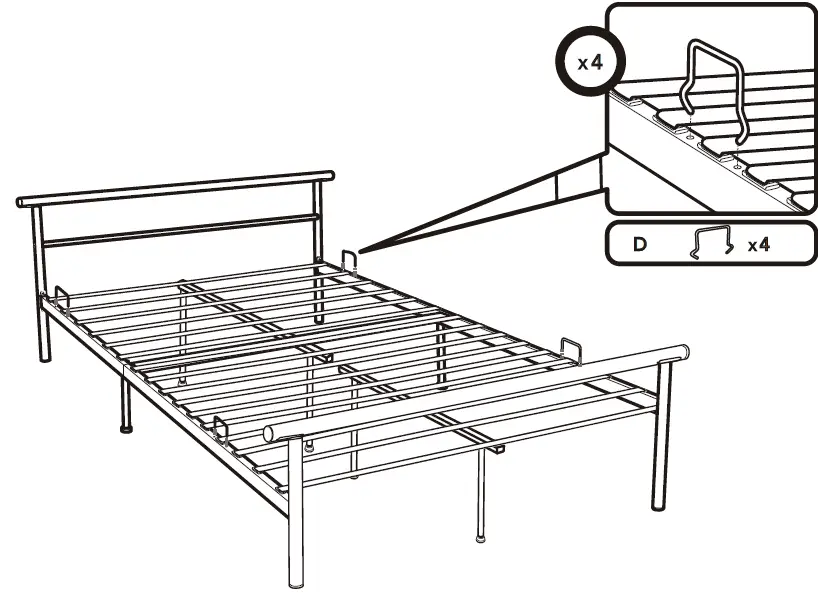 VonHaus-3000307-Silver-Metal-Double-Bed-fig-11