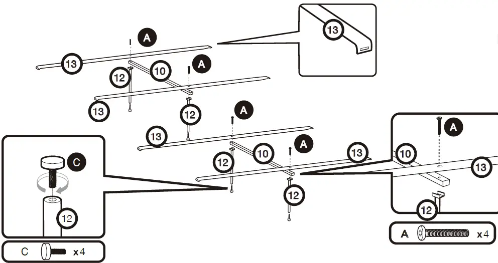 VonHaus-3000307-Silver-Metal-Double-Bed-fig-7