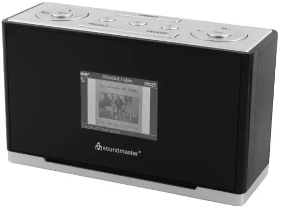 soundmaster UR240 DAB+ FM PLL Clock Radio