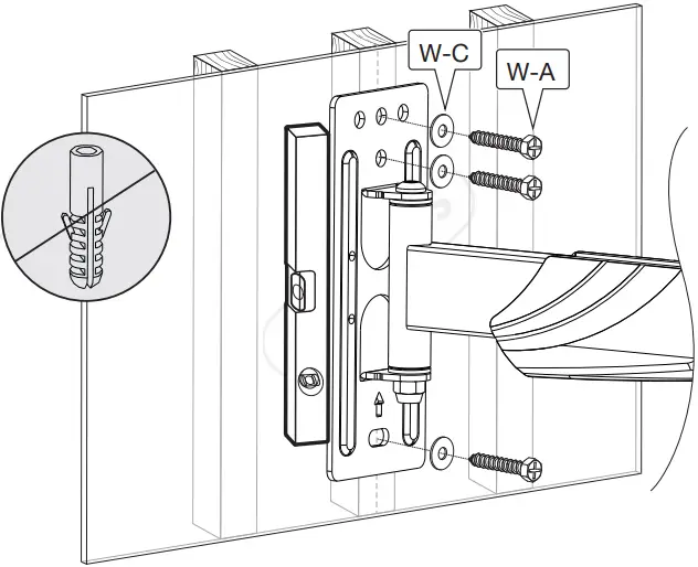 VonHaus 3000174 13-24 Inch Tilt and Swivel TV Bracket A05