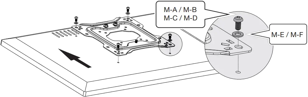VonHaus 3000174 13-24 Inch Tilt and Swivel TV Bracket A12