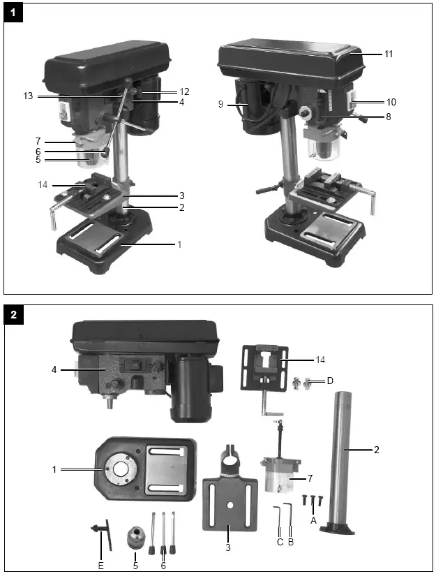 scheppach 5906808901 Drill Press-1