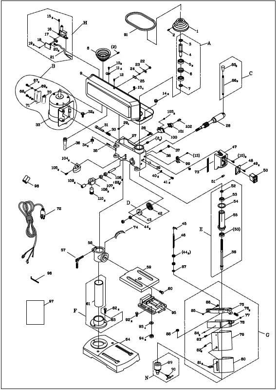 scheppach 5906808901 Drill Press-25