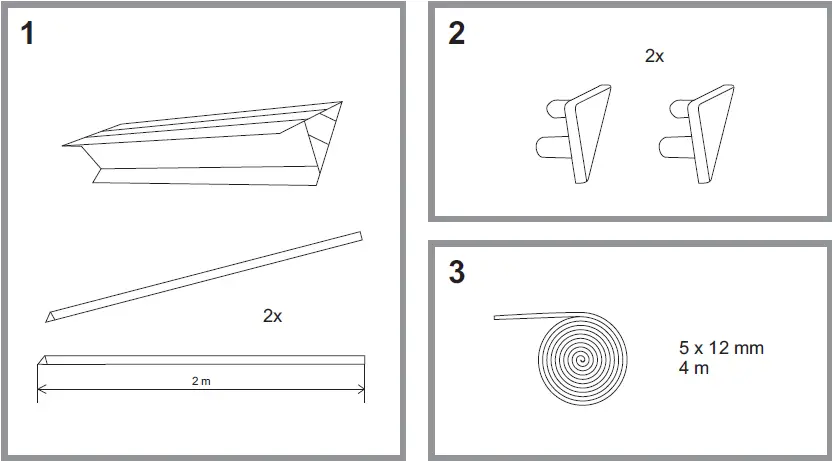 RAVAK-Vanová-Lišta-Mounting-Bar-FIG-1