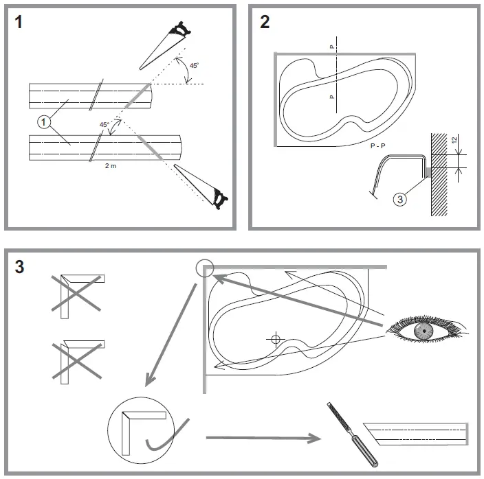 RAVAK-Vanová-Lišta-Mounting-Bar-FIG-3