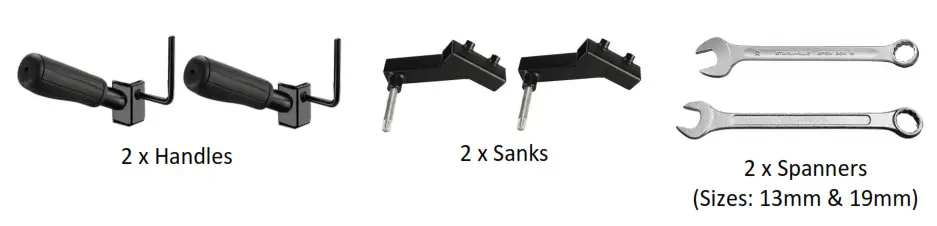 PROAIM CT-SDCF-OG Soundchief OG Professional Sound Cart - 2 x Handles