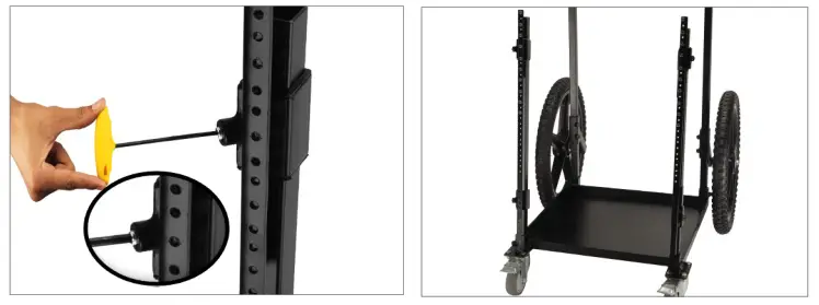 PROAIM CT-SDCF-OG Soundchief OG Professional Sound Cart - Tighten