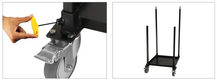 PROAIM CT-SDCF-OG Soundchief OG Professional Sound Cart - bolts properly