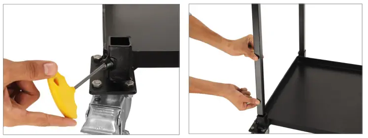 PROAIM CT-SDCF-OG Soundchief OG Professional Sound Cart - brake wheel