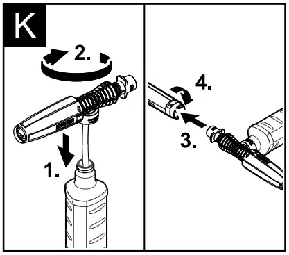 Operation with detergent