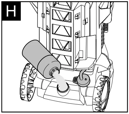Operation with detergent