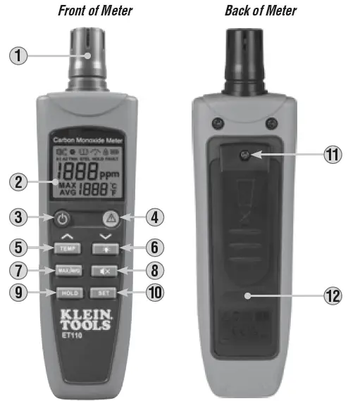 klein tools et110 carbon monoxide meter-1