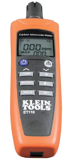 klein tools et110 carbon monoxide meter