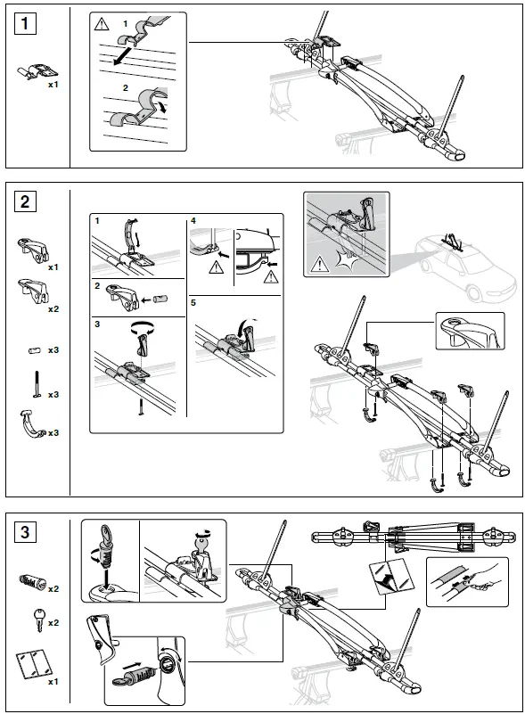 THULE Freeride 532 Roof Mounted Bike Rack 3