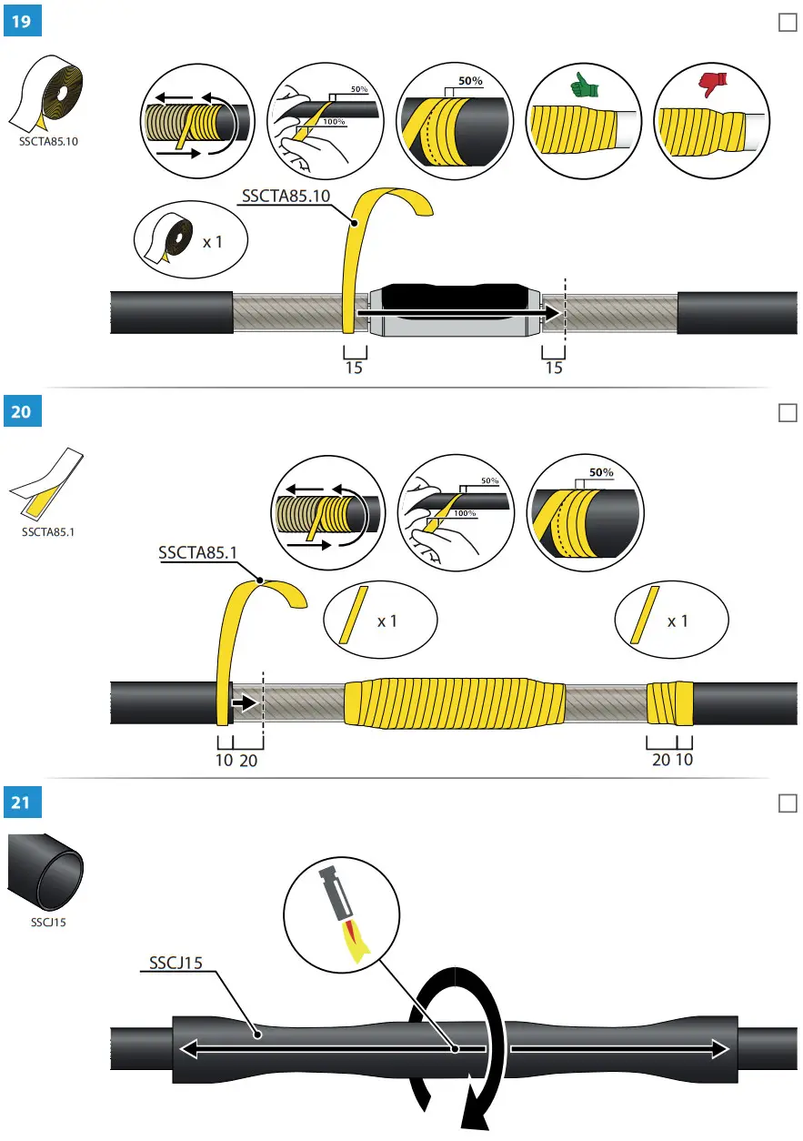 ENSTO HJP33 1202C Cable Joint Heat Shrink - FIGURE 10