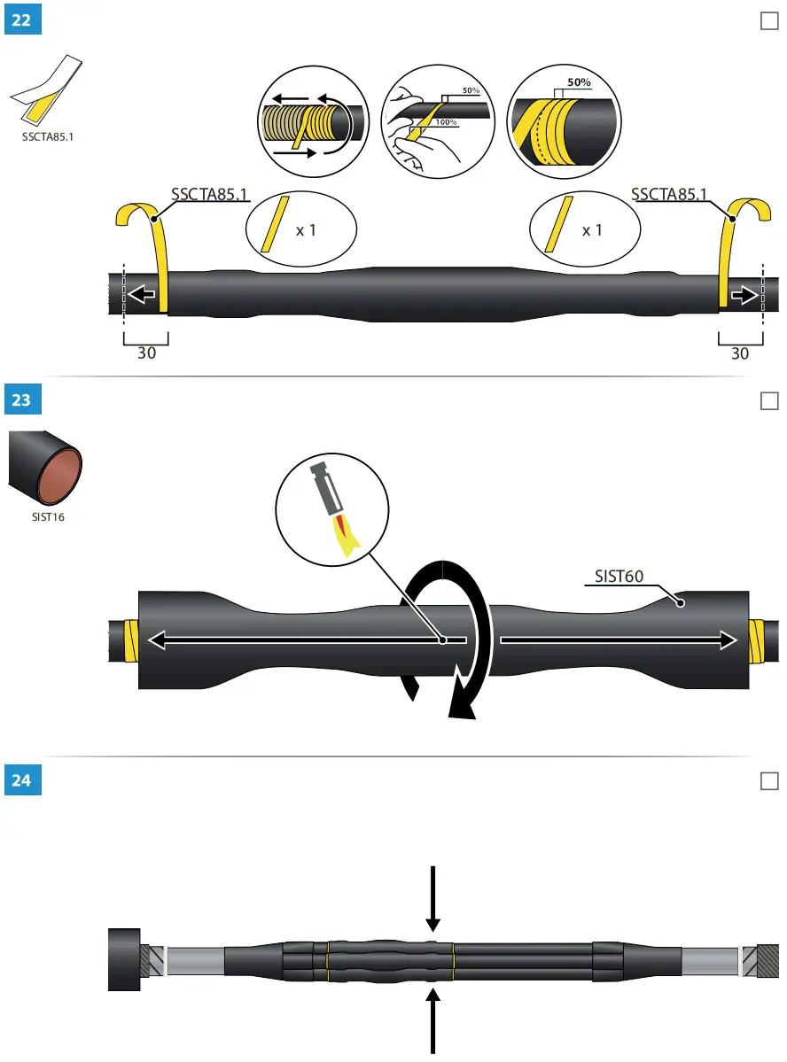 ENSTO HJP33 1202C Cable Joint Heat Shrink - FIGURE 11