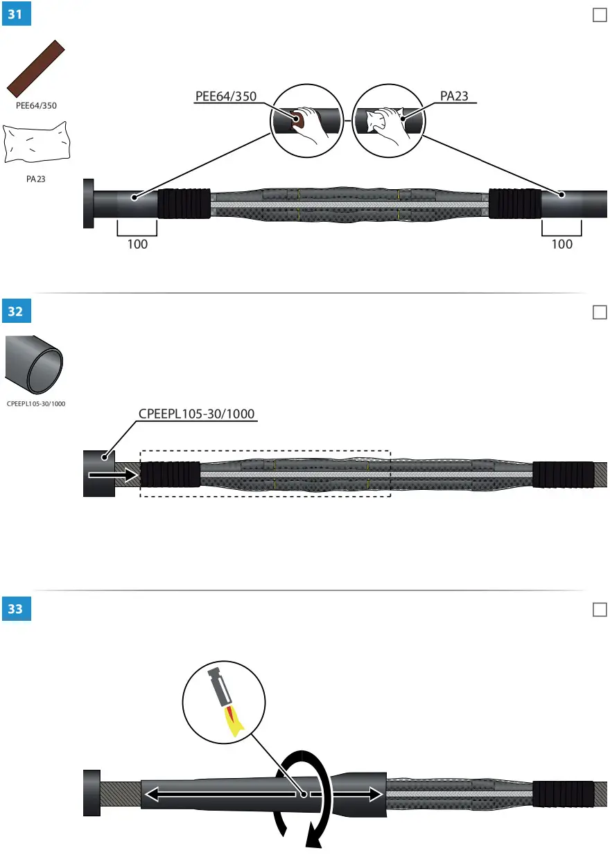 ENSTO HJP33 1202C Cable Joint Heat Shrink - FIGURE 14